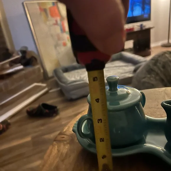 Fiesta Sugar Set with Tray, Breakfast Set, Fiestaware HLC Homer Laughlin,4pcset - Picture 4 of 6